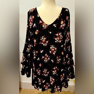 Xhilaration Black Dress- size Large